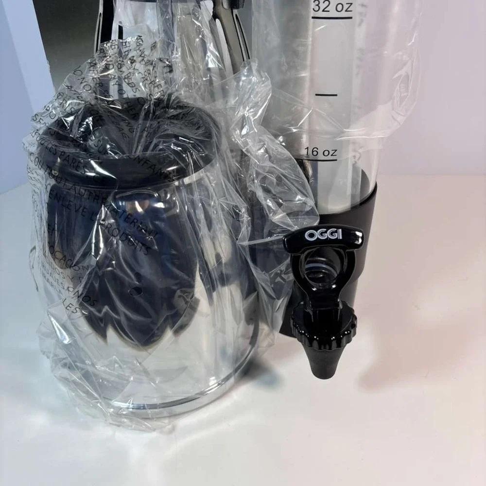 Oggi Beer Beverage‎ Tower w/ EZ-Pour Spigot & Ice Tube 88oz